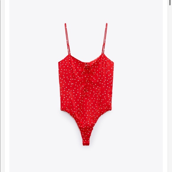 NEW Zara red bodysuit - Picture 6 of 9